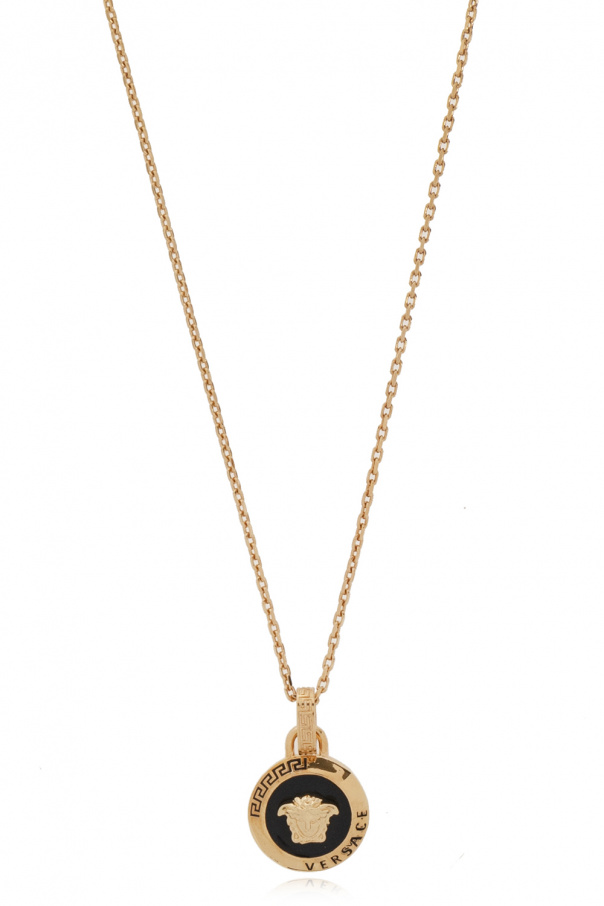 Versace hotsell head necklace,